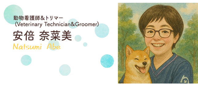 動物看護師＆トリマー　安倍 奈菜美